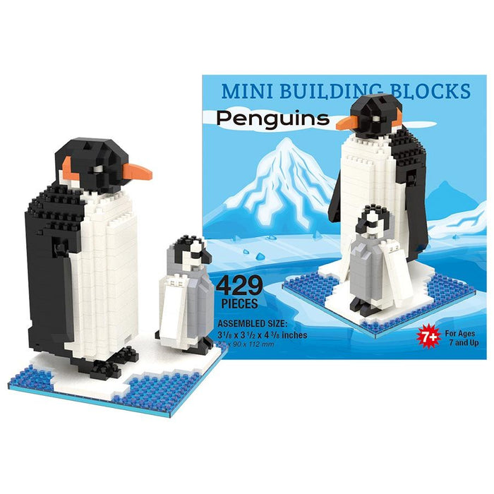 Plastic Construction Toy Blocks Set - Penguin