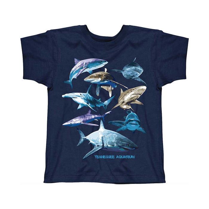 Tennessee Aquarium Shark Species Toddler T-Shirt