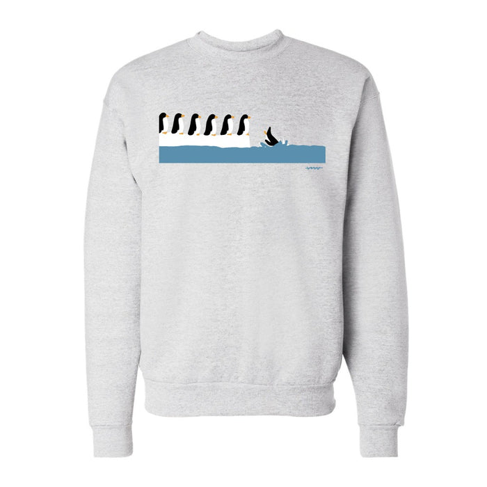 Penguins Diving Fleece Sweatshirt