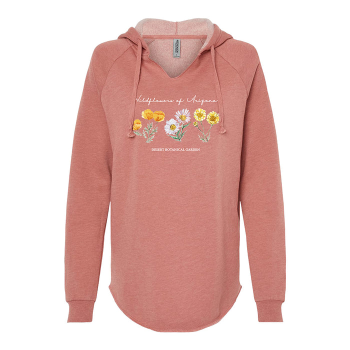 Desert Botanical Garden Wildlowers Women's Hooded Sweatshirt