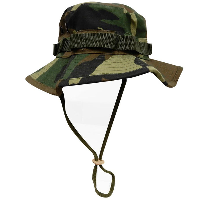 Woodland Camo Boonie Cap