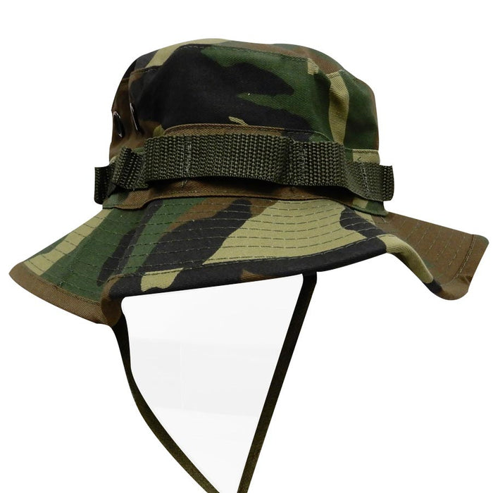 Woodland Camo Boonie Cap