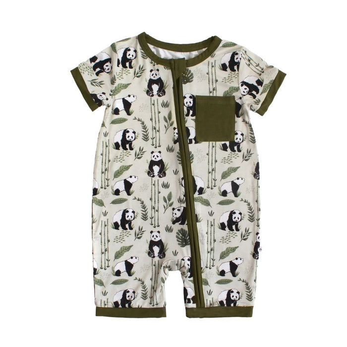 Emerson and Friends Panda Infant Romper