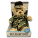 Stuffed Animal Plush Sleep Tight Army Teddy Bear