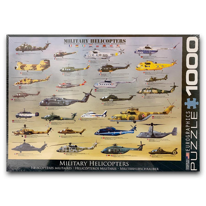 Military Helicopter 1,000 Piece Eurographics Jigsaw Puzzle¬†