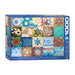 Star of David Collage 1000 Piece Puzzle featuring a collage of various Star of David designs and themes, including stained glass, holiday decorations, and artistic patterns.