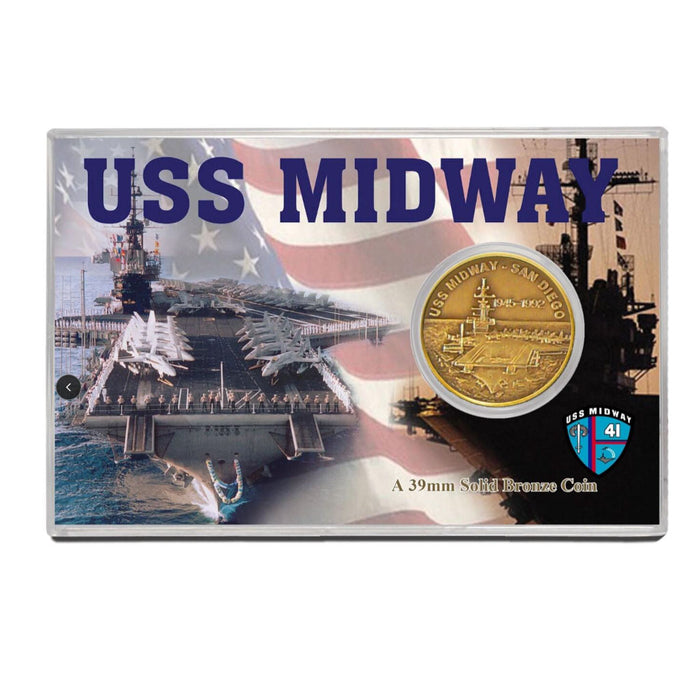 USS Midway Museum Bronze Coin