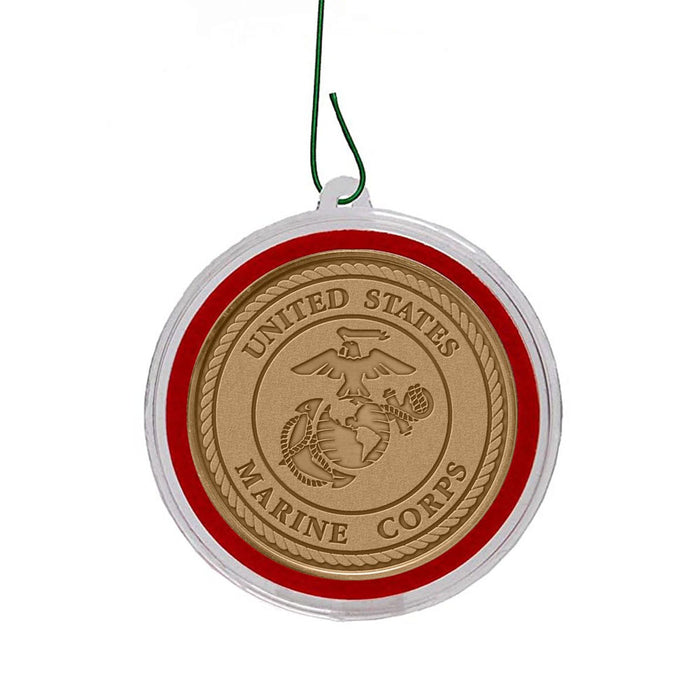 United States Marine Corps Bronze Coin Ornament