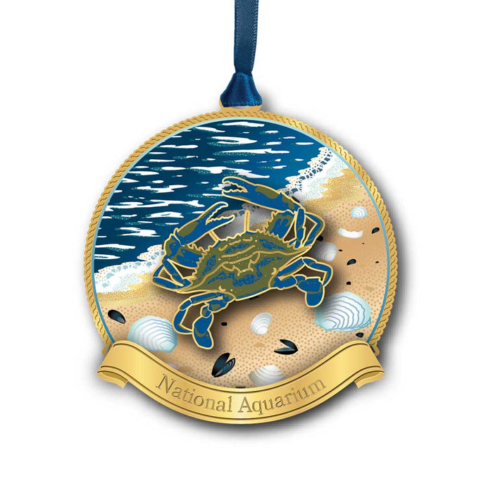National Aquarium Crab Banner Ornament