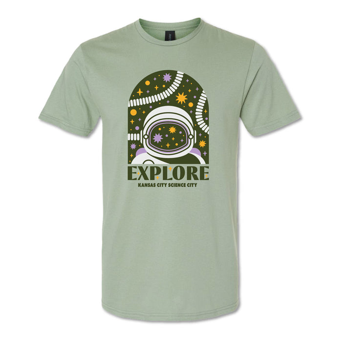 Kansas City Science City Explore Astronaut T-Shirt