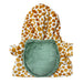 The Plushy's Closet Sea Turtle Costume is an eco-friendly plush hoodie with giraffe spots and a soft green turtle shell on the back, shown on a white background.