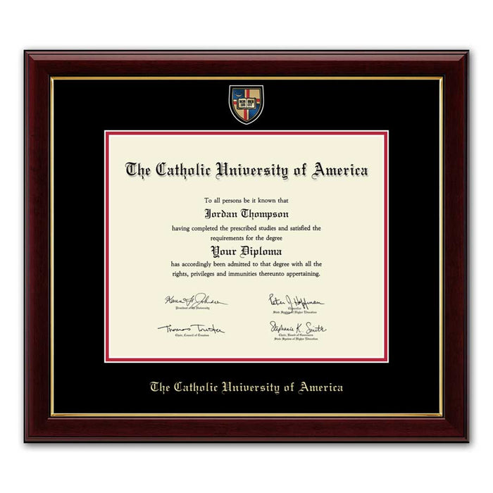 Masterpiece Medallion Law or PhD Diploma Frame