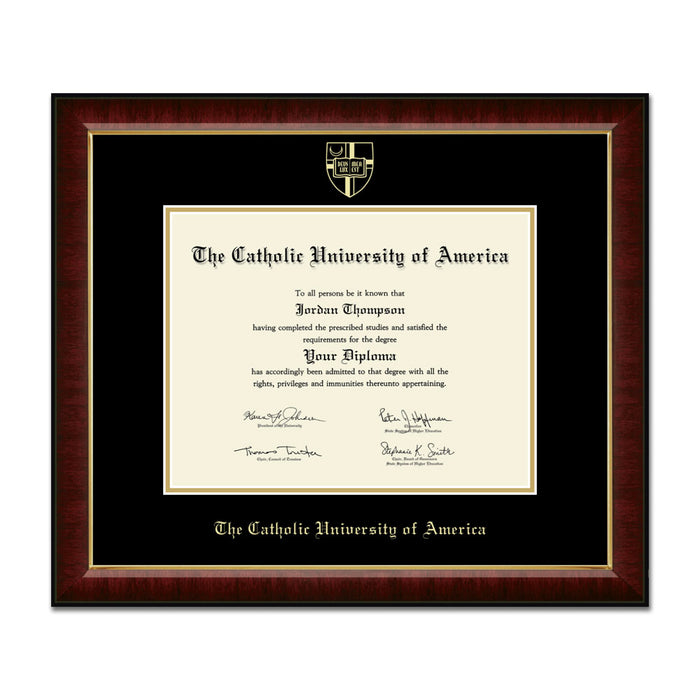 Gold Embossed Diploma Frame