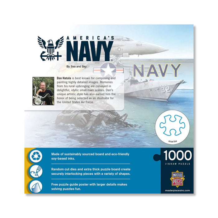 US Navy - By Sea & Sky - 1000pc Jigsaw Puzzle by MasterPieces