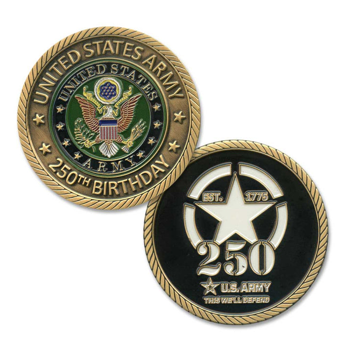 US Army 250th Birthday Coin