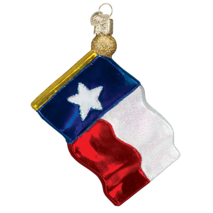 Texas Flag State Ornament