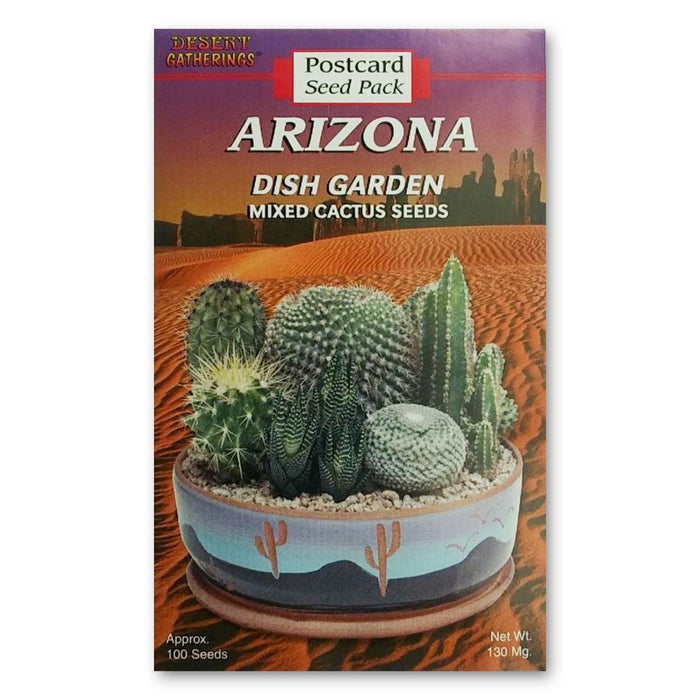 Arizona Dish Garden Mixed Cactus Seeds Postcard