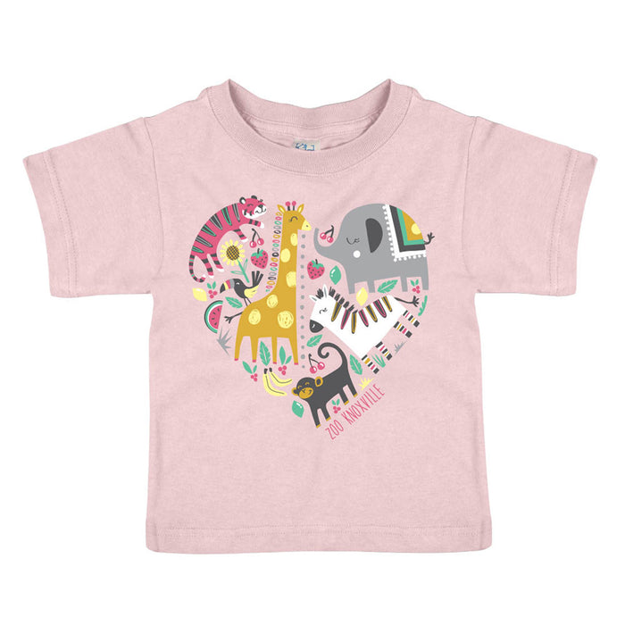 Zoo Knoxville Heart Collage Toddler T-Shirt