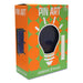 A green and orange box for Plastic Pin Art by Genius Play features a lightbulb graphic and an image of the 3D impression toy, highlighting it as a unique gift for ages 5 and up.