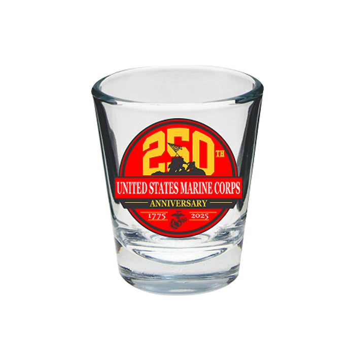 United States Marine Corps 250th Mini Glass