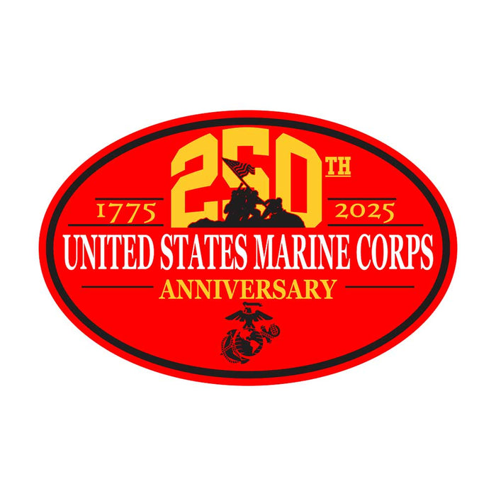 United States Marine Corps 250th Car Magnet
