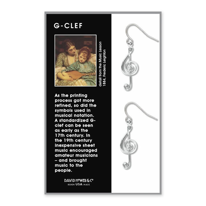 G Clef Earrings