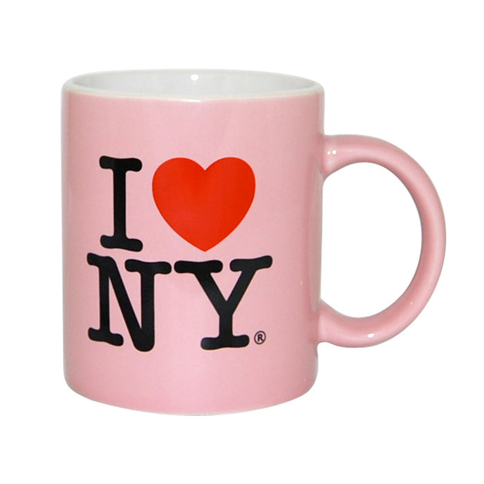 The I Love NY Pink Mug is a charming ceramic piece adorned with the iconic “I ♥ NY” phrase in bold black and red letters. This stylish pink mug is the perfect New York souvenir for anyone looking to celebrate their affection for the city and hold onto special memories of New York.