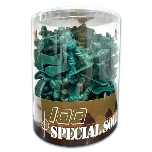 Plastic Green Army Men Toy Soldier 100 count