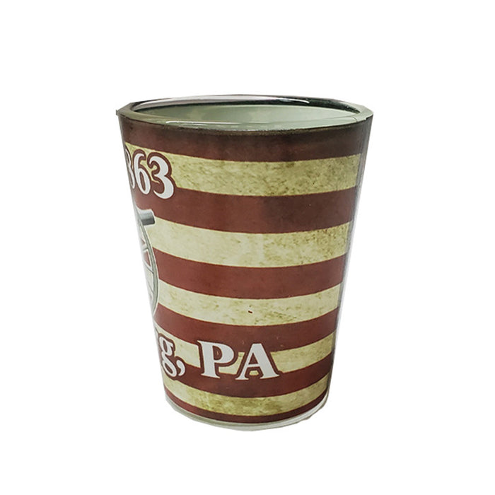 Gettysburg National Military Park Flag Shot Glass