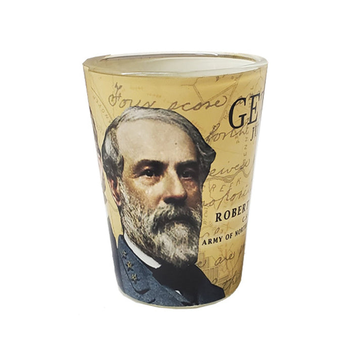Gettysburg National Military Park Robert E. Lee, George Meade Shot Glass