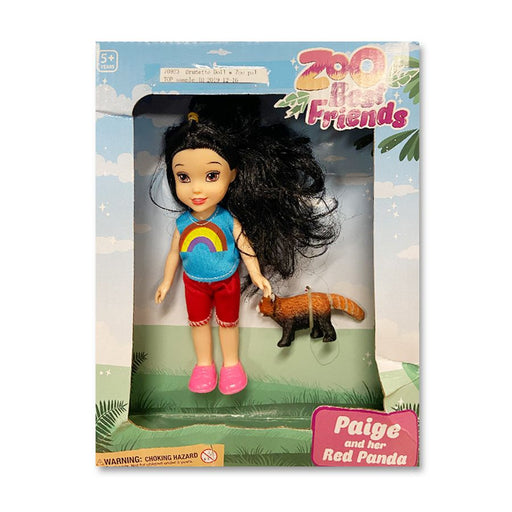 Paige and Red Panda Eco Zoo Best Friends Doll