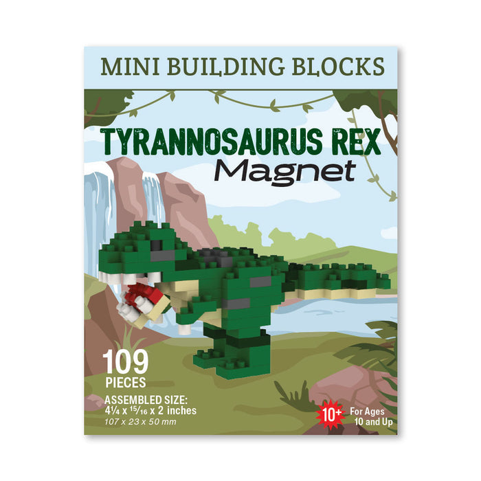 Mini Building Blocks T. Rex Magnet