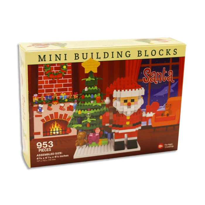 Santa and Tree Mini Building Block Set