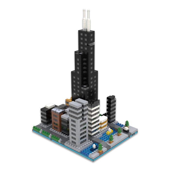 Mini Building Blocks Willis Tower Chicago Skyline