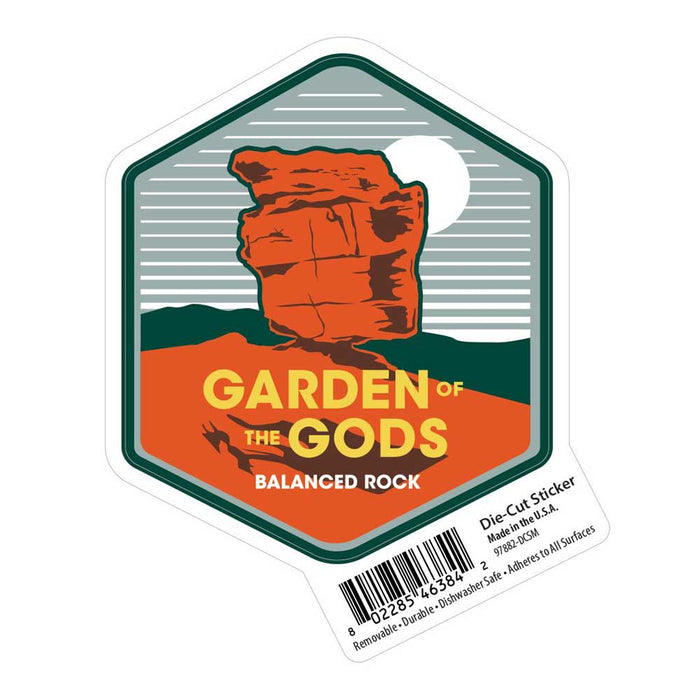 Garden of the Gods Balanced Rock Sticker