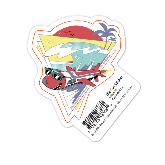 Battleship IOWA Brent Noll Cruisin' Sticker