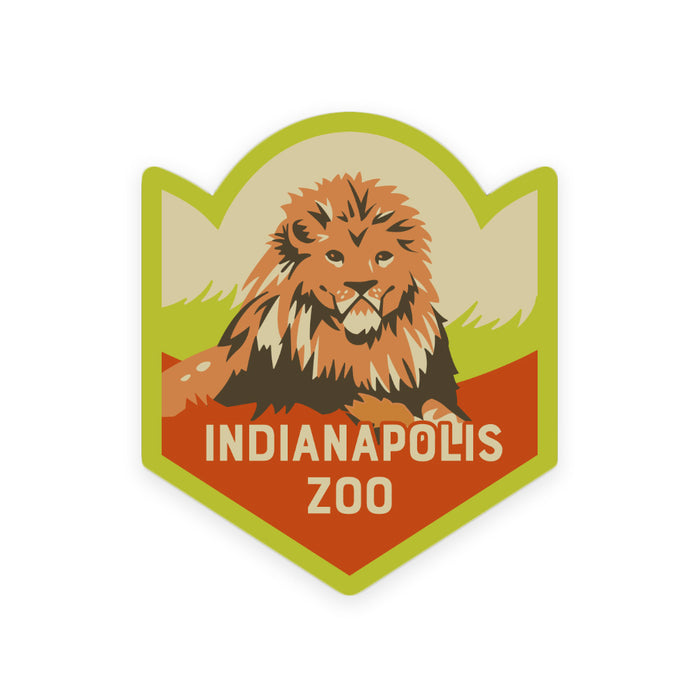 Indianapolis Zoo Lion Magnet
