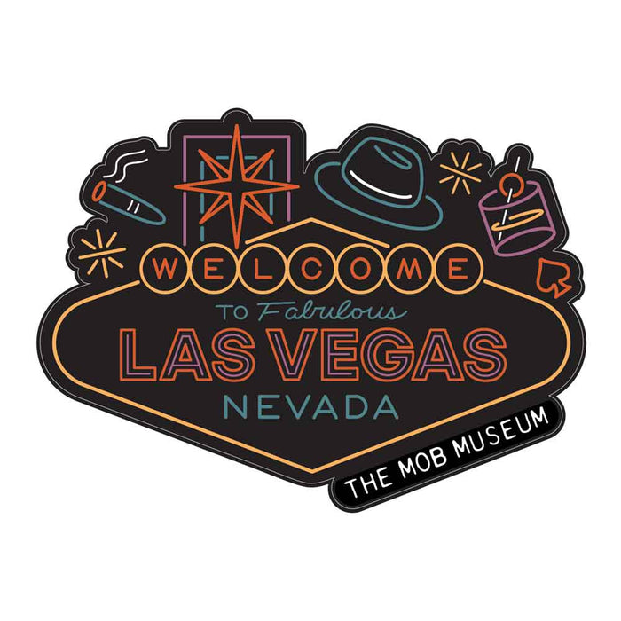 The Mob Museum Las Vegas Sign Sticker