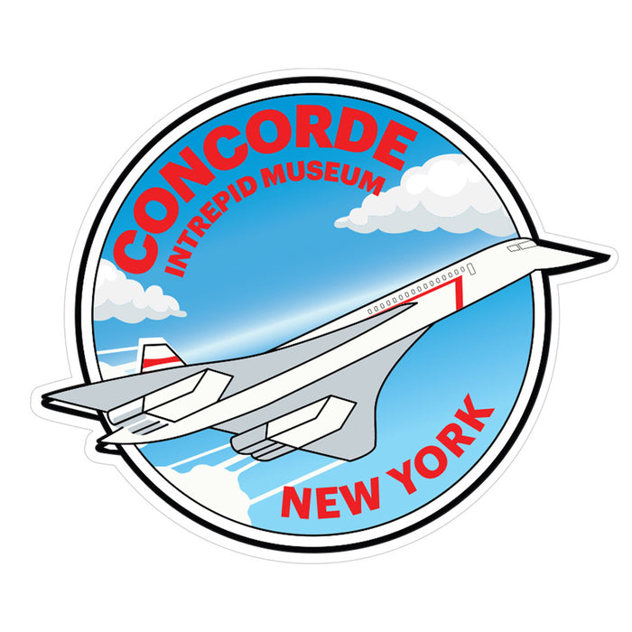 Intrepid Museum Concorde Foil Magnet