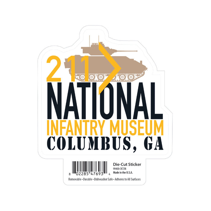 National Infantry Museum 211 Tank Sticker