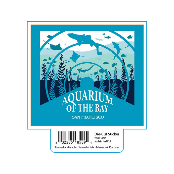 Aquarium of the Bay Shark Tunnel Sticker