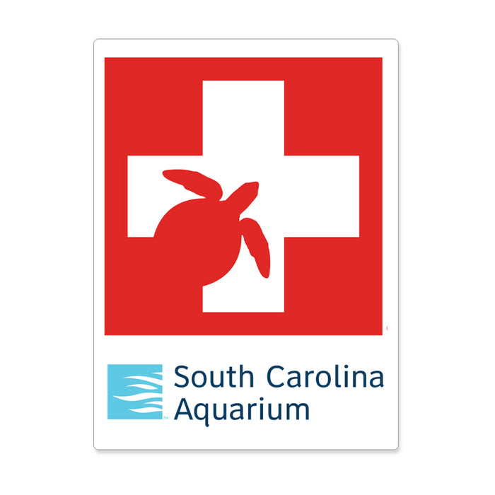 South Carolina Aquarium Rescue Turtle Sticker