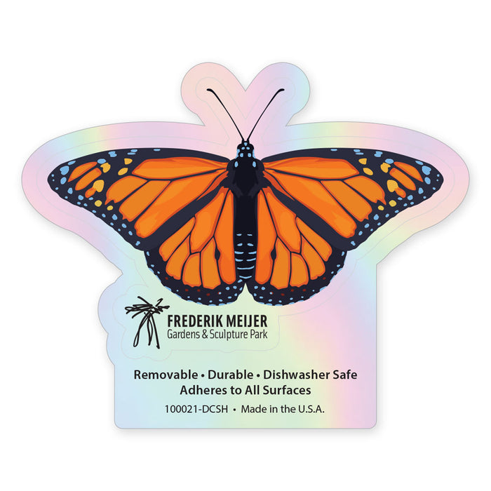 Frederik Meijer Gardens & Sculpture Park Monarch Butterfly Holographic Sticker
