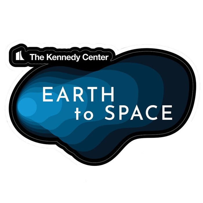 The Kennedy Center Earth to Space Sticker
