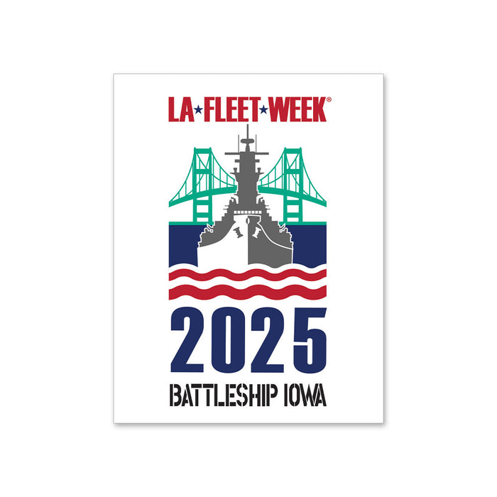 National Museum of the Surface Navy at the Battleship IOWA Fleet Week 2025 Magnet
