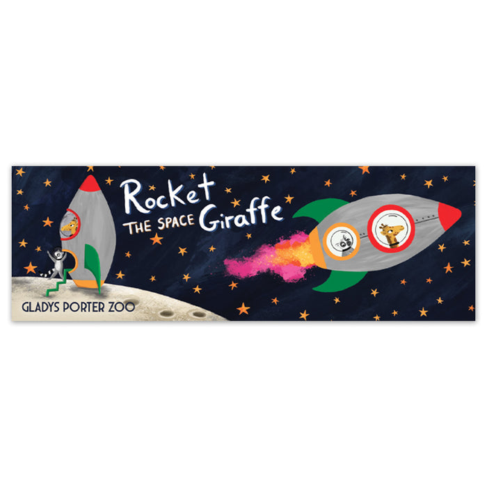 Gladys Porter Zoo Rocket the Space Giraffe Magnet