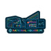 Introducing the National Aquarium Pride Sticker: a vibrant sticker illustration showcasing the National Aquarium building in neon lines, with “National Aquarium” in colorful letters beneath. Celebrating Baltimore Pride, this lively design features geometric shapes, a stylized wave, and captures the spirit of our city’s iconic ocean planet.