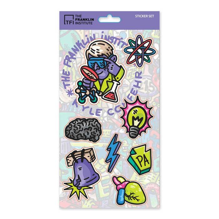 The Franklin Institute X Kyle Confehr Sticker Pack