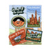 Celebrate Colorado’s beauty with the Garden of the Gods Colorado 150th Anniversary Magnet, featuring a postcard-style image with four illustrated stamps showcasing iconic rock formations like Cathedral Rock and Kissing Camels set against mountains and sky, complete with text labels. Perfect for Colorado fans or as inspiration for commemorative designs.