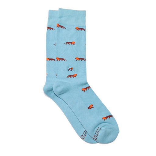 Sustainable Socks that Protect Lions in the Wild